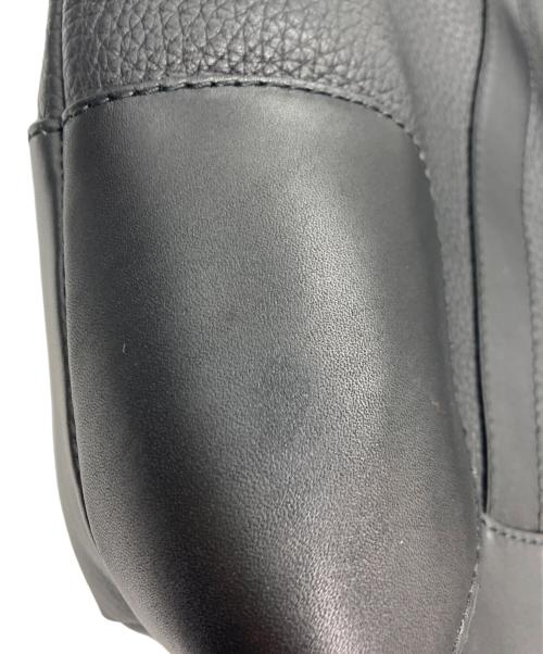 HUNTING WORLD（ハンティングワールド）HUNTING WORLD (ハンティングワールド) レザートートバッグ ブラックの古着・服飾アイテム