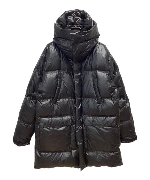 EKAL（エカル）EKAL (エカル) ハイバルキーダウンコート ブラック サイズ:Lの古着・服飾アイテム