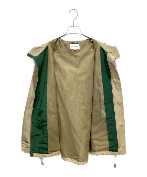 LACOSTE（ラコステ）LACOSTE (ラコステ) BEAMS (ビームス) 別注 Tafta Blouson ベージュ サイズ:XLの古着・服飾アイテム