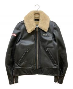 中古・古着通販】LOST CONTROL (ロストコントロール) レザーカーコート