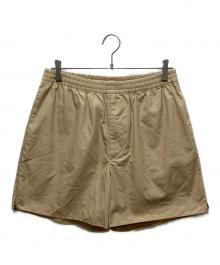 AURALEE（オーラリー）の古着「HIGH COUNT FINX OX SHORTS」｜ブラウン