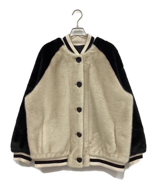 DONEY casa（ドネイカーサ）DONEY casa (ドネイカーサ) フェイクファーブルゾン ブラック サイズ:FREEの古着・服飾アイテム