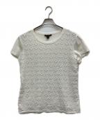LOUIS VUITTONルイ ヴィトン）の古着「モノグラムレースTシャツ」｜ホワイト