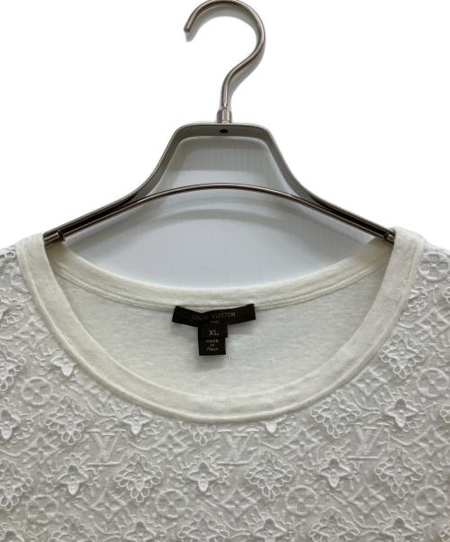 LOUIS VUITTON（ルイ ヴィトン）LOUIS VUITTON (ルイ ヴィトン) モノグラムレースTシャツ ホワイト サイズ:XLの古着・服飾アイテム