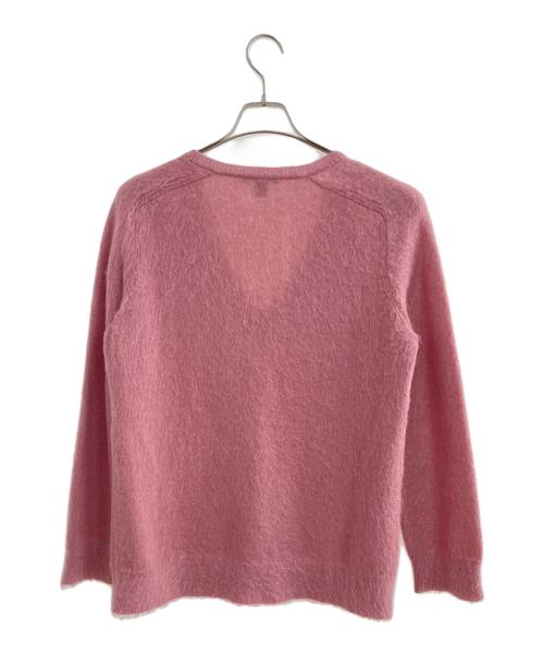 LOUIS VUITTON（ルイ ヴィトン）LOUIS VUITTON (ルイ ヴィトン) モヘア混Vネックニット ピンク サイズ:Ｌの古着・服飾アイテム