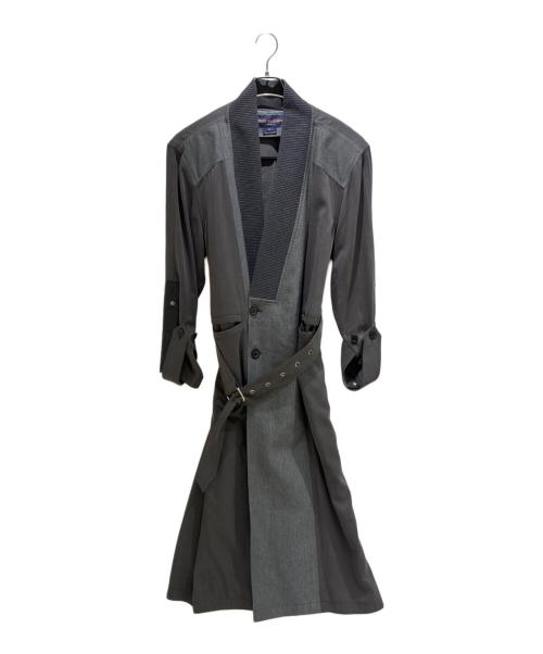 LOUIS VUITTON（ルイ ヴィトン）LOUIS VUITTON (ルイ ヴィトン) ベルテッドコート グレー サイズ:34の古着・服飾アイテム