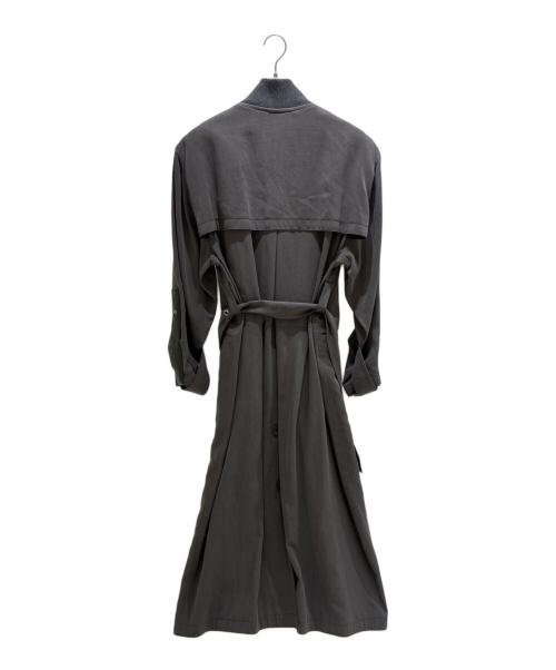 LOUIS VUITTON（ルイ ヴィトン）LOUIS VUITTON (ルイ ヴィトン) ベルテッドコート グレー サイズ:34の古着・服飾アイテム