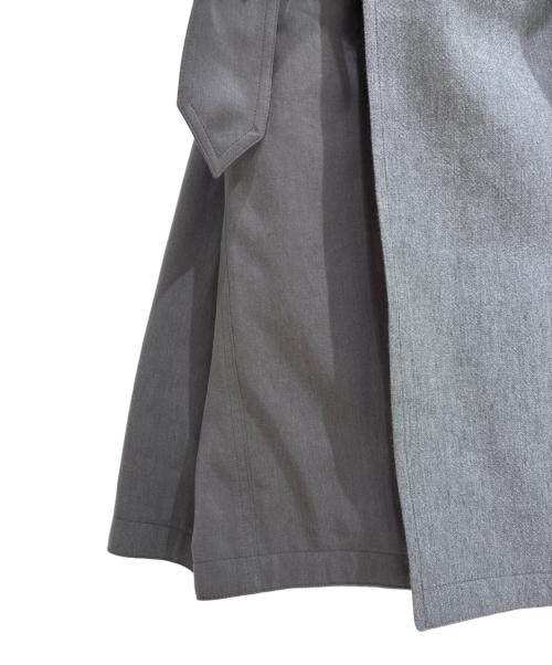 LOUIS VUITTON（ルイ ヴィトン）LOUIS VUITTON (ルイ ヴィトン) ベルテッドコート グレー サイズ:34の古着・服飾アイテム