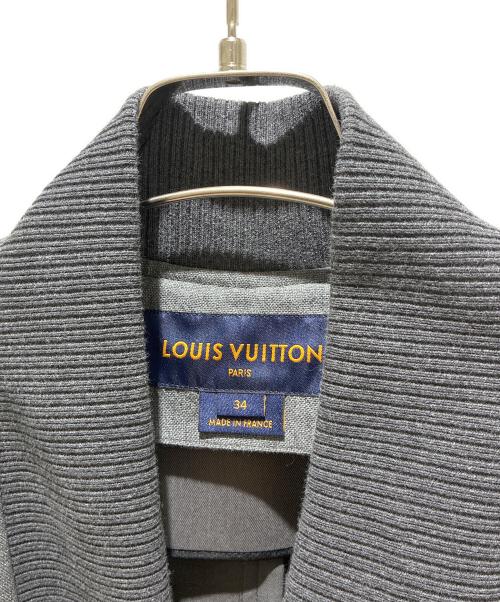 LOUIS VUITTON（ルイ ヴィトン）LOUIS VUITTON (ルイ ヴィトン) ベルテッドコート グレー サイズ:34の古着・服飾アイテム