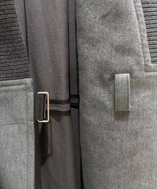 LOUIS VUITTON（ルイ ヴィトン）LOUIS VUITTON (ルイ ヴィトン) ベルテッドコート グレー サイズ:34の古着・服飾アイテム