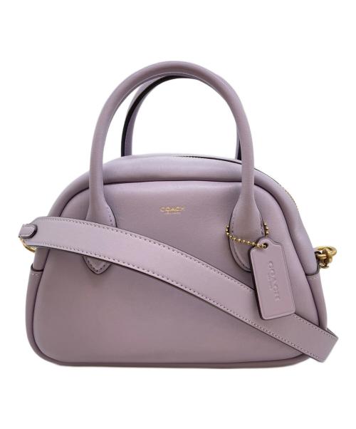 COACH（コーチ）COACH (コーチ) バーロウ ボウリング バッグ パープルの古着・服飾アイテム