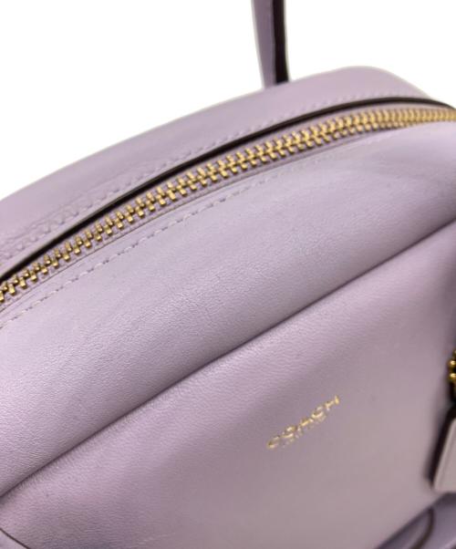 COACH（コーチ）COACH (コーチ) バーロウ ボウリング バッグ パープルの古着・服飾アイテム