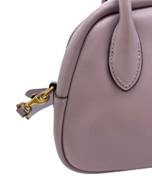 COACH（コーチ）COACH (コーチ) バーロウ ボウリング バッグ パープルの古着・服飾アイテム