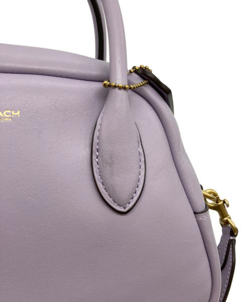 COACH（コーチ）COACH (コーチ) バーロウ ボウリング バッグ パープルの古着・服飾アイテム