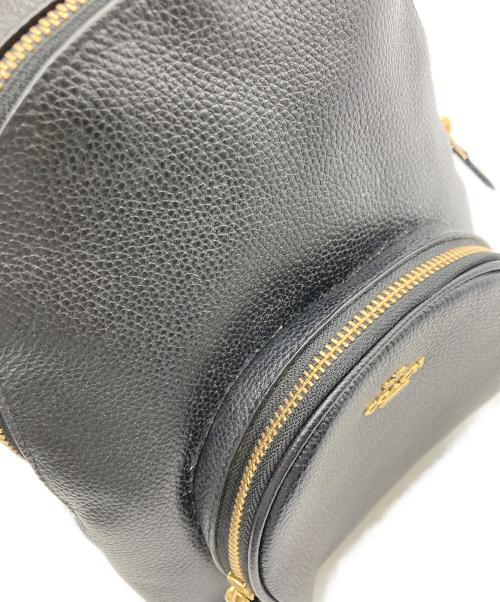 COACH（コーチ）COACH (コーチ) レザーバックパック ブラックの古着・服飾アイテム