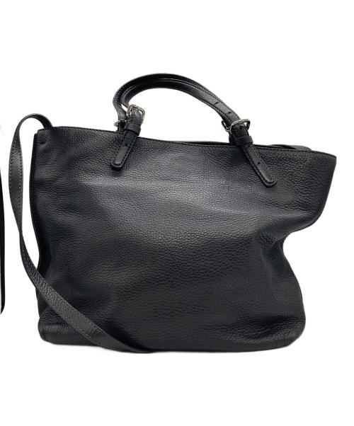 TOD'S（トッズ）TOD'S (トッズ) レザー2WAYバッグ ブラックの古着・服飾アイテム