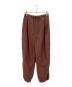 CLANE（クラネ）の古着「COTTON PARACHUTE PANTS」｜ブラウン