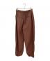 CLANE (クラネ) COTTON PARACHUTE PANTS ブラウン サイズ:2：10000円