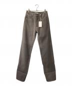 KANAKO SAKAIカナコ サカイ）の古着「SILK BLEND BONDED PANTS」｜グレー