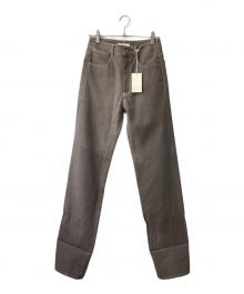KANAKO SAKAI（カナコ サカイ）の古着「SILK BLEND BONDED PANTS」｜グレー