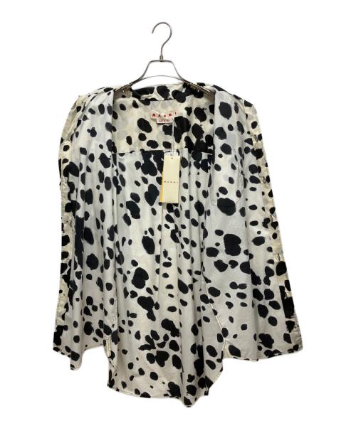 MARNI（マルニ）MARNI (マルニ) POP DOTS POPLIN シャツ ベージュ サイズ:38 未使用品の古着・服飾アイテム