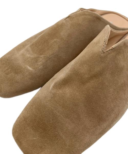 MOHI（モヒ）MOHI (モヒ) スクエアトゥスリッパサンダル ベージュ サイズ:37の古着・服飾アイテム
