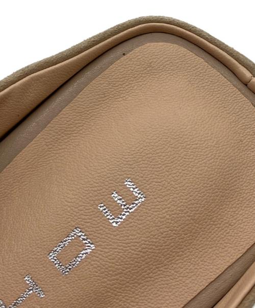 MOHI（モヒ）MOHI (モヒ) スクエアトゥスリッパサンダル ベージュ サイズ:37の古着・服飾アイテム