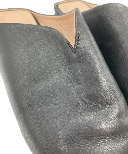 MOHI（モヒ）MOHI (モヒ) スクエアトゥスリッパサンダル ブラック サイズ:37の古着・服飾アイテム