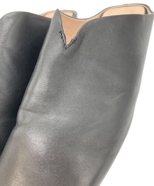 MOHI（モヒ）MOHI (モヒ) スクエアトゥスリッパサンダル ブラック サイズ:37の古着・服飾アイテム