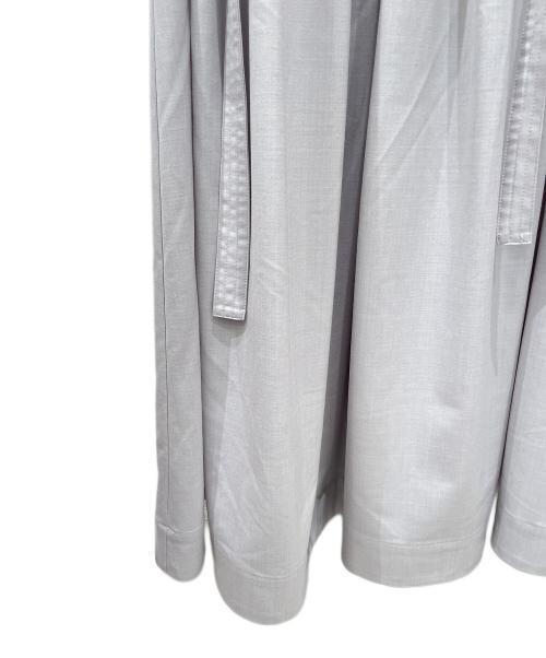 ebure（エブール）ebure (エブール) ライトウールビス ドルマンスリーブワンピース グレー サイズ:38の古着・服飾アイテム