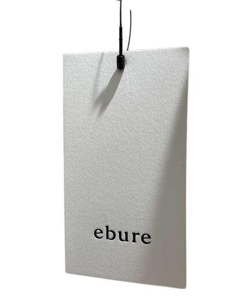 ebure（エブール）ebure (エブール) フラッフィーオーガンジー バンドカラーワンピース ホワイト サイズ:38の古着・服飾アイテム