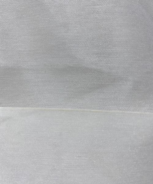ebure（エブール）ebure (エブール) フラッフィーオーガンジー バンドカラーワンピース ホワイト サイズ:38の古着・服飾アイテム