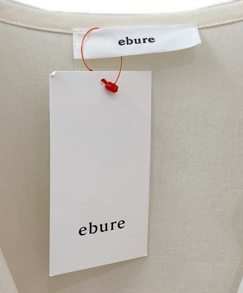 ebure（エブール）ebure (エブール) クリスプドライ ボレロブラウス アイボリー サイズ:38の古着・服飾アイテム