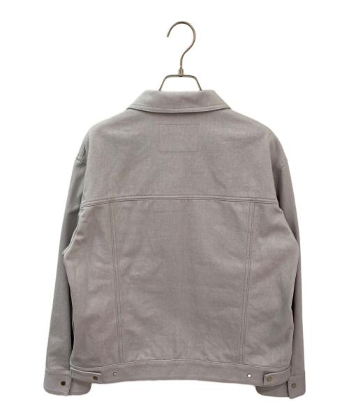 ebure（エブール）ebure (エブール) ムラ糸デニム ジャケット グレー サイズ:38の古着・服飾アイテム