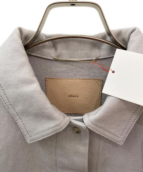 ebure（エブール）ebure (エブール) ムラ糸デニム ジャケット グレー サイズ:38の古着・服飾アイテム