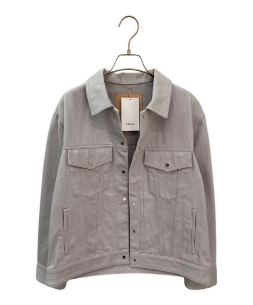 ebure（エブール）ebure (エブール) ムラ糸デニム ジャケット グレー サイズ:38の古着・服飾アイテム