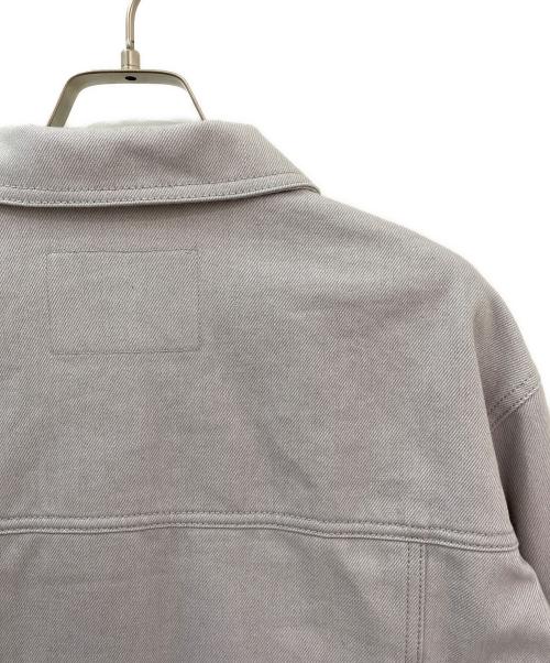 ebure（エブール）ebure (エブール) ムラ糸デニム ジャケット グレー サイズ:38の古着・服飾アイテム