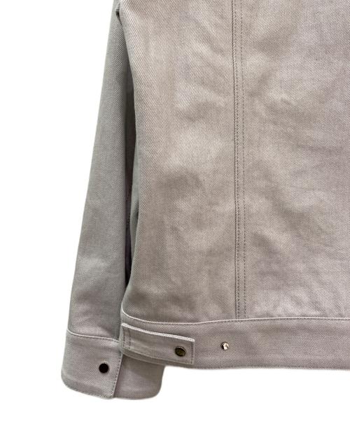 ebure（エブール）ebure (エブール) ムラ糸デニム ジャケット グレー サイズ:38の古着・服飾アイテム