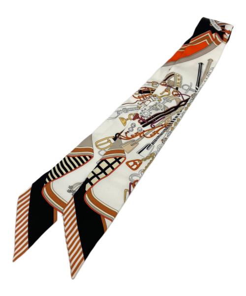 HERMES（エルメス）HERMES (エルメス) ツィリー ブラック×オレンジの古着・服飾アイテム