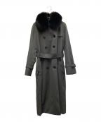 Aquascutumアクアスキュータム）の古着「Aquascutum　ライナー付トレンチコート」｜グレー