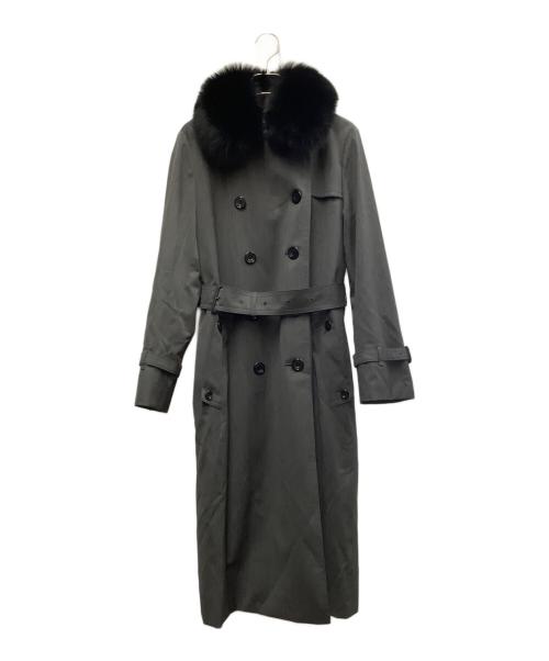 Aquascutum（アクアスキュータム）Aquascutum (アクアスキュータム) Aquascutum　ライナー付トレンチコート グレー サイズ:SIZE 8の古着・服飾アイテム