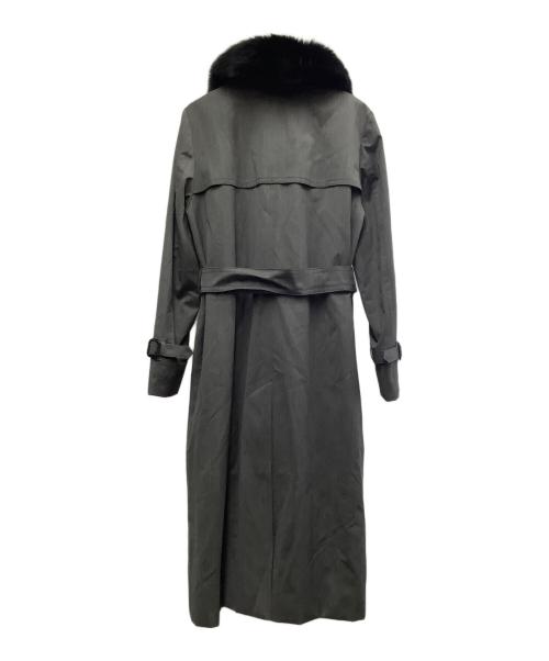 Aquascutum（アクアスキュータム）Aquascutum (アクアスキュータム) Aquascutum　ライナー付トレンチコート グレー サイズ:SIZE 8の古着・服飾アイテム