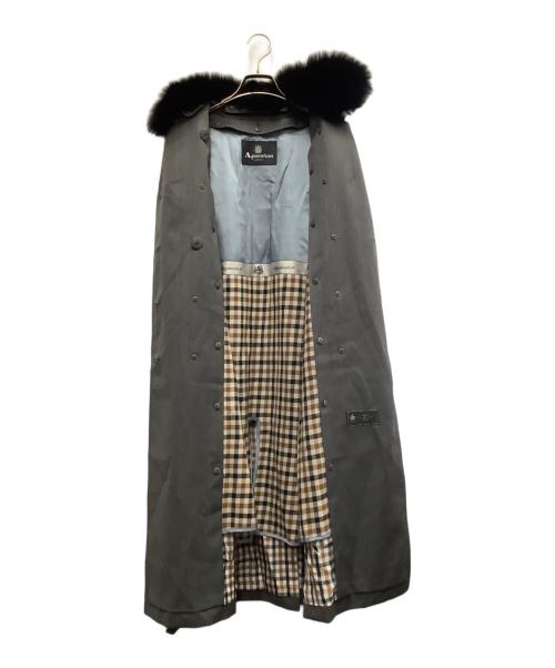 Aquascutum（アクアスキュータム）Aquascutum (アクアスキュータム) Aquascutum　ライナー付トレンチコート グレー サイズ:SIZE 8の古着・服飾アイテム