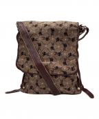 IL BISONTEイル ビゾンテ）の古着「モノグラムショルダーバッグ」｜ブラウン