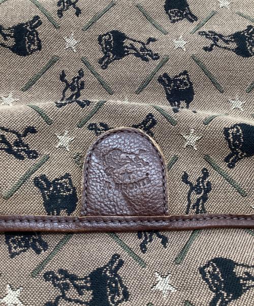 IL BISONTE（イル ビゾンテ）IL BISONTE (イル ビゾンテ) モノグラムショルダーバッグ ブラウンの古着・服飾アイテム