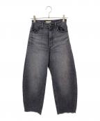 YANUKヤヌーク）の古着「カーブテーパード LAURA」｜ブラック