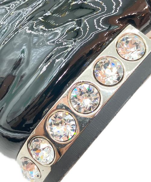 MIU MIU（ミュウミュウ）MIU MIU (ミュウミュウ) レースアップシューズ ブラック サイズ:37.5の古着・服飾アイテム