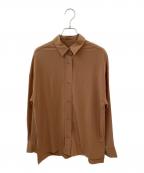 GOOD GRIEF!グッドグリーフ）の古着「トリアセテートロングスリーブシャツ」｜ブラウン
