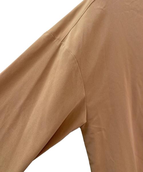 GOOD GRIEF!（グッドグリーフ）GOOD GRIEF! (グッドグリーフ) トリアセテートロングスリーブシャツ ブラウン サイズ:Freeの古着・服飾アイテム