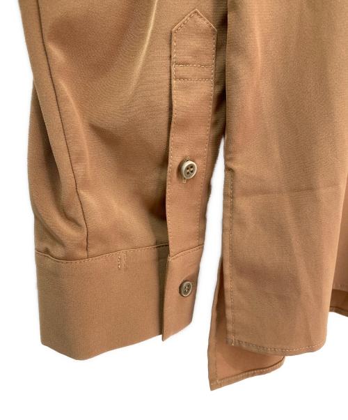 GOOD GRIEF!（グッドグリーフ）GOOD GRIEF! (グッドグリーフ) トリアセテートロングスリーブシャツ ブラウン サイズ:Freeの古着・服飾アイテム